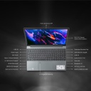 xLab x-Book Series XL-156P Laptop- i3, 8GB RAM, 256GB SSD, Fingerprint Security, 15.6&quot; Full HD Display