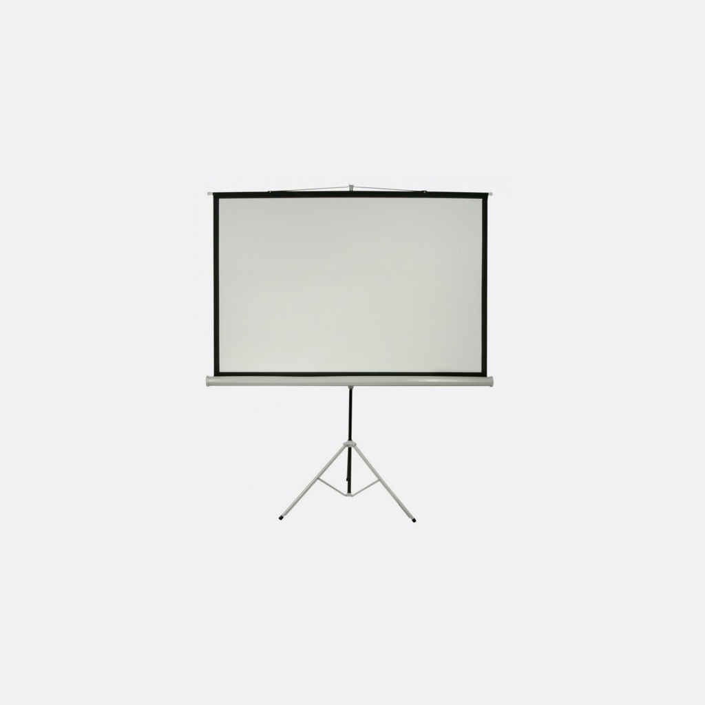 xLab XPSTS-100 Projector Screen,Tripod 100&quot;, 4:3, Matte White, 0.38mm Thickness