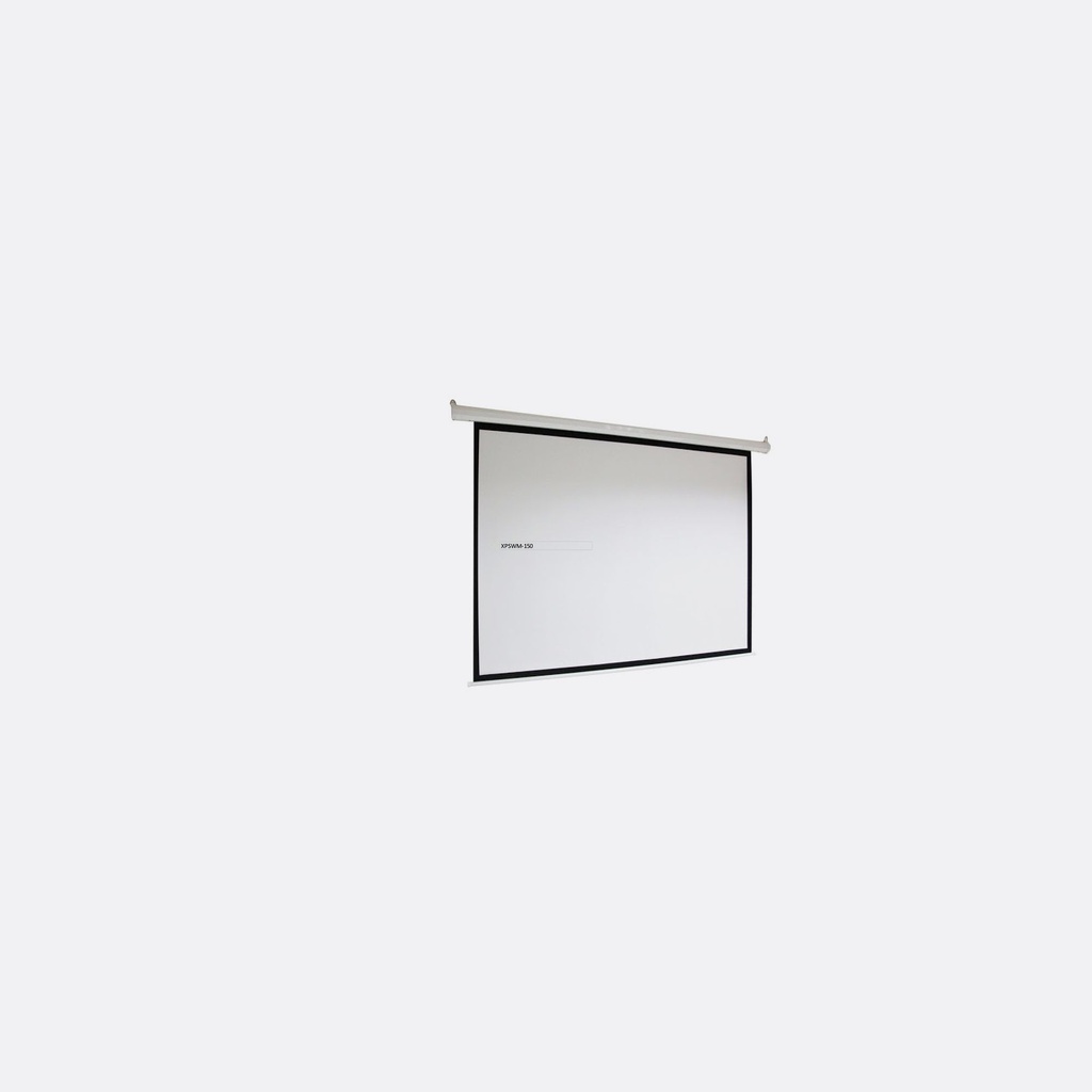 xLab XPSWM-84 Projector Screen, Manual Wall Mount 84&quot;, 4:3 Matte White, 0.38 mm Thickness