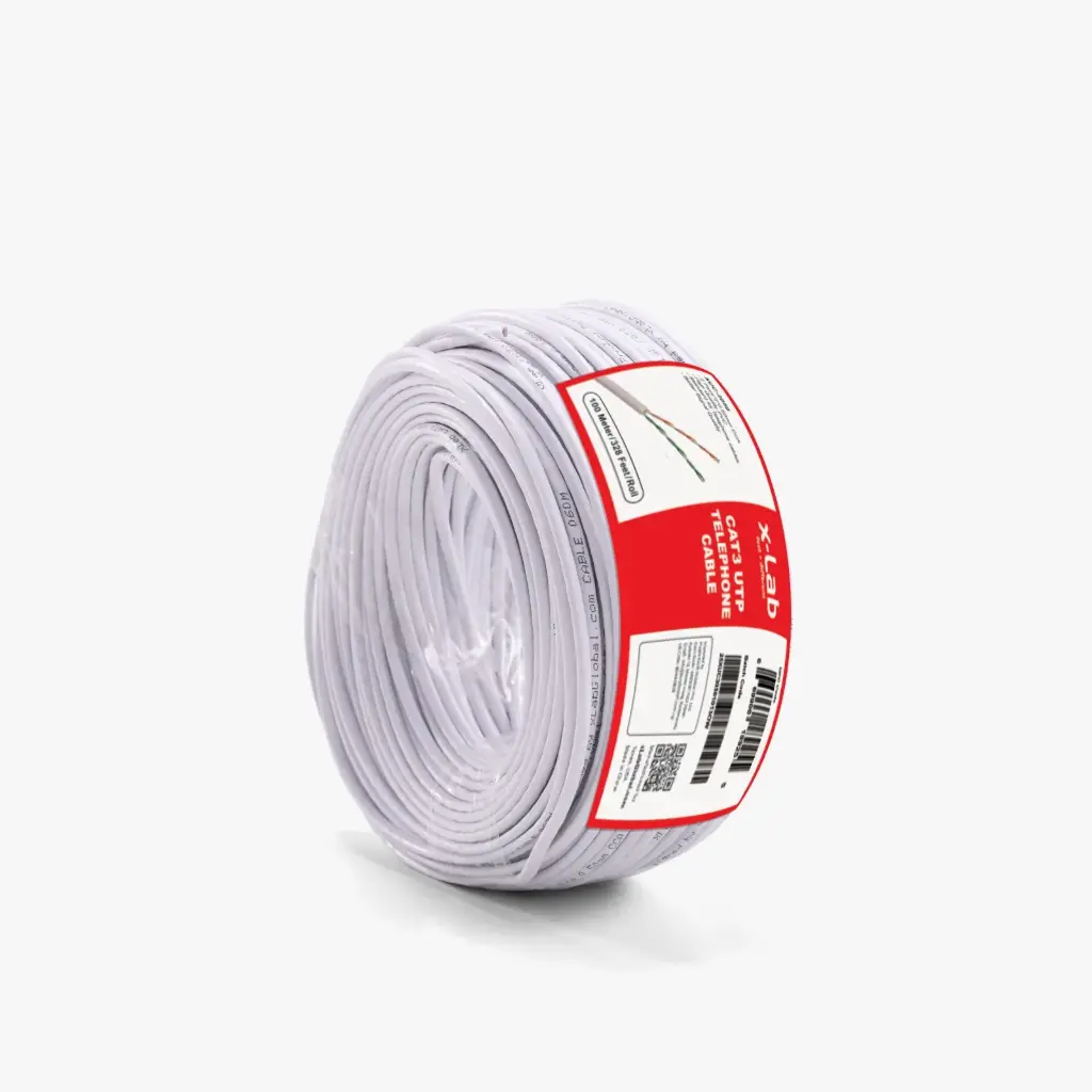 xLab XUC-3050 UTP CAT3 Cable (2pair*2*0.50mm+100mtr)