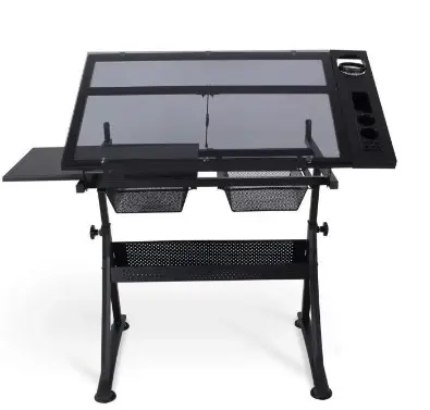 Height Adjustable Drawing Table Desk