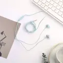 Metal In-Ear Sport Earphones (Blue)