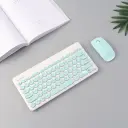 Stylish Wireless Mouse Keyboard Set IK6620 (Mint Green)