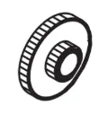 xLab Parts - A0XXPP2W01 Drive Gear for Konica BH-165/185/206/226