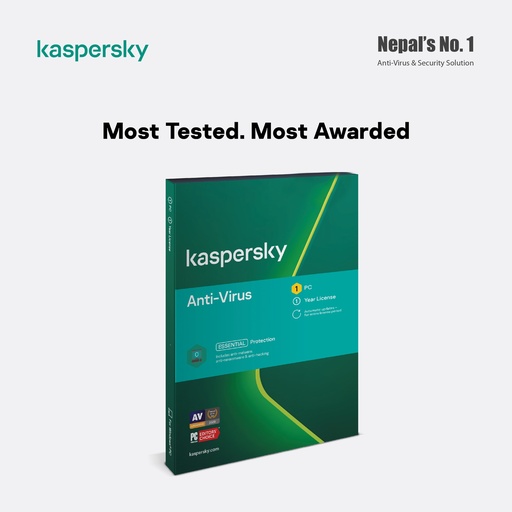 [KAV - 3U, 1Y, 1K - ESD] Kaspersky Anti-Virus - 3D, 1Y, 1Key - ESD