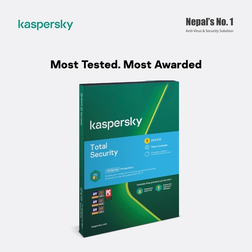 [KTS -1U, 1Y, 1K - ESD] Kaspersky Total Security - 1D, 1Y, 1Key - ESD