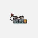 xLab 3 Socket + 2 USB Universal Power Extension Board (XEC-342USB)
