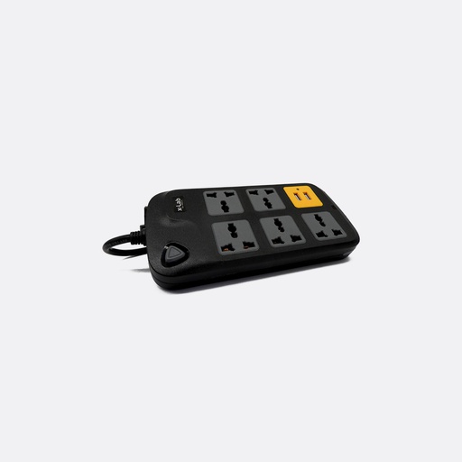 [XEC-512USB] xLab 5 Socket + 2 USB Universal Power Extension Cord (XEC-512)