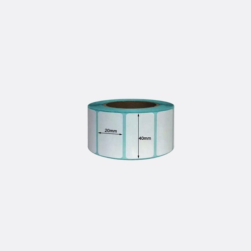 [XTL-4020] xLab XTL-4020 Thermal Label Stickers Roll 40mm*20mm*1500